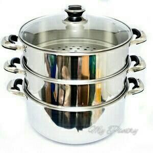 Panci Susun 3 Supra Super Steamer 32 Cm / Panci Kukusan / Panci Kukus