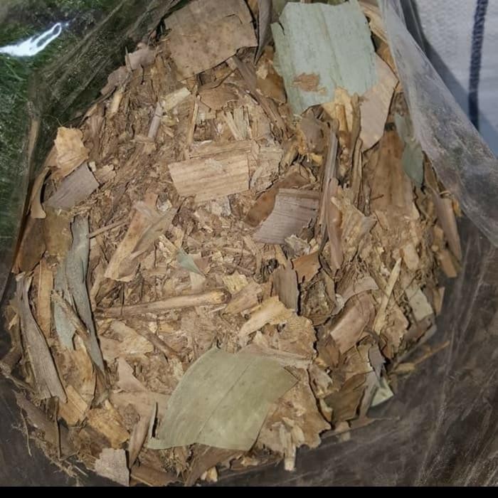 Mode Vintage Media Tanam Kompos Daun Bambu Kering