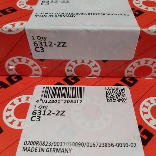 Ball Bearing 6312 Zz C3 Fag