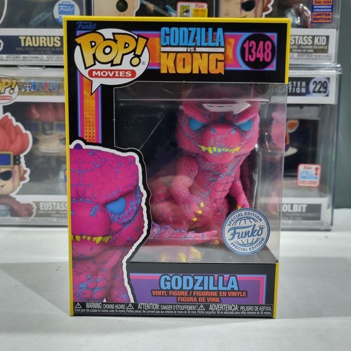 Funko POP Godzilla Vs Kong Movies - Godzilla Blacklight #1348