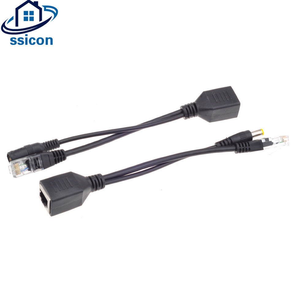 Passive POE Splitter Cable Power Over Ethernet POE Adapter Injector