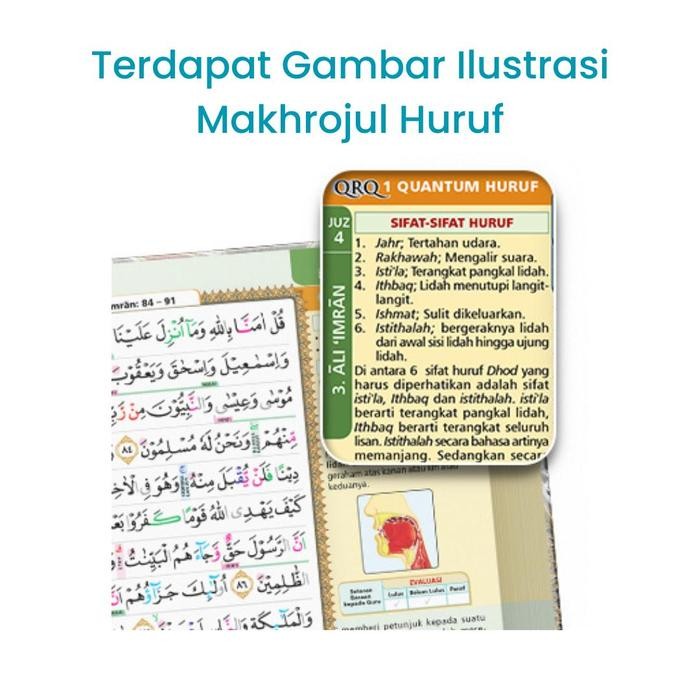 

SIAPKIRIM Al Qur'an Belajar Tahsin Super Mudah Ukuran A5 Metode Quantum Reading Quran READY STOCK