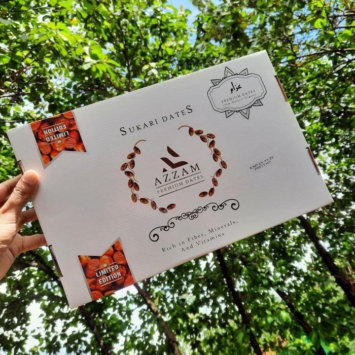 

Kurma Sukari 3kg Azzam Premium Dates 100% Natural Organic