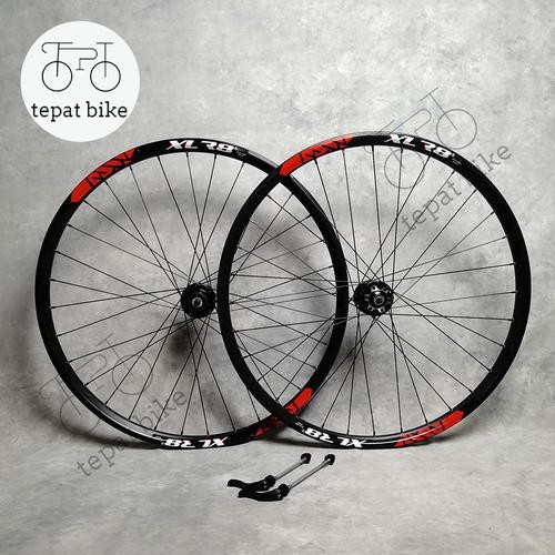 Roda Jadi MTB Wheelset 27.5 XLR8 32H United Speed Bearing QR Double Wall Alloy Murah