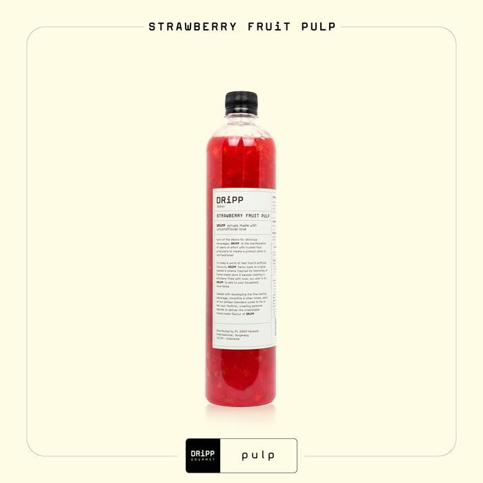

DRiPP Strawberry Fruit Pulp (Sirup Bubur Buah Rasa Strawberry)