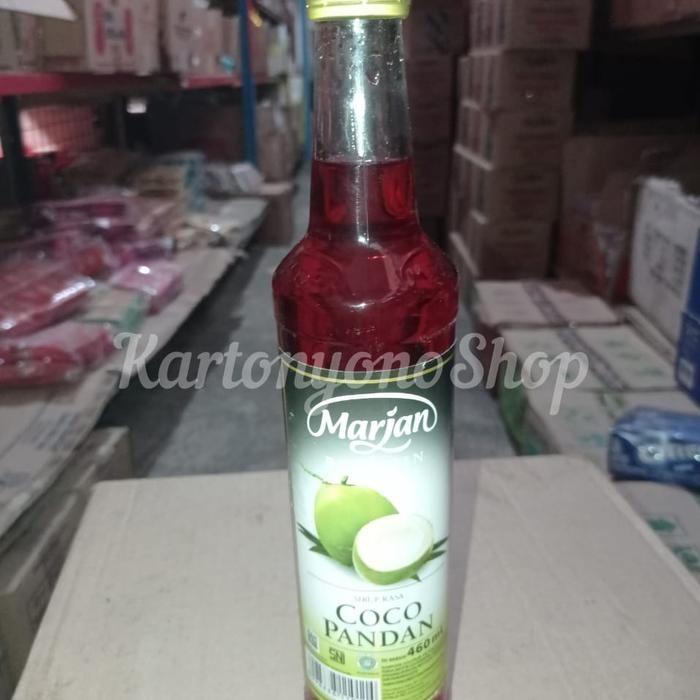 

Syrup Sirup Marjan Boudoin Cocopandan Per Dus isi 12 botol