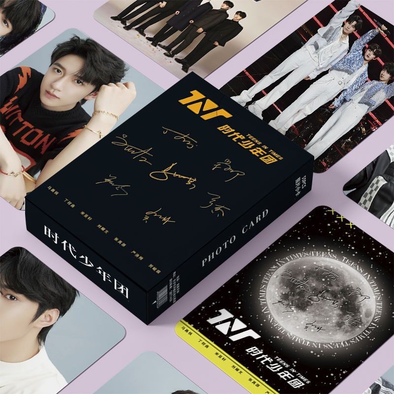 55 Pcs/Set Teens In Times TNT Laser Lomo Card Ma Jiaqi, Song Yaxuan, Ding Chengxin Characters HD