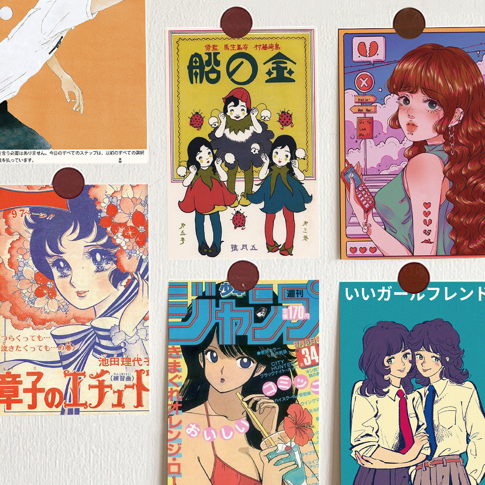 10 Sheets/Set Kamakura Old Days Series Postcard Japanese Anime Cartoon Characters Greeting Message