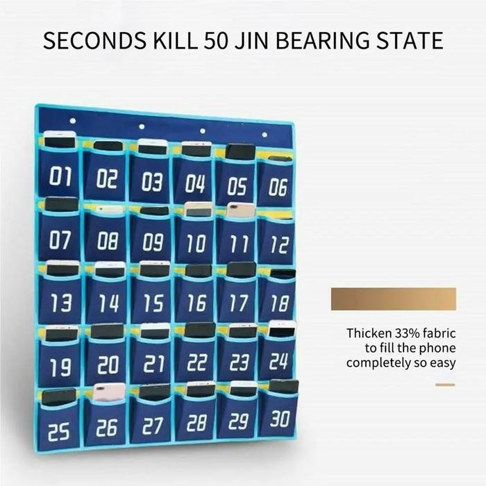 48 60 Tas Gantungan Tempat Rak HP Susun Multifunsgi Management Box Cell Phone Untuk Sekolah,