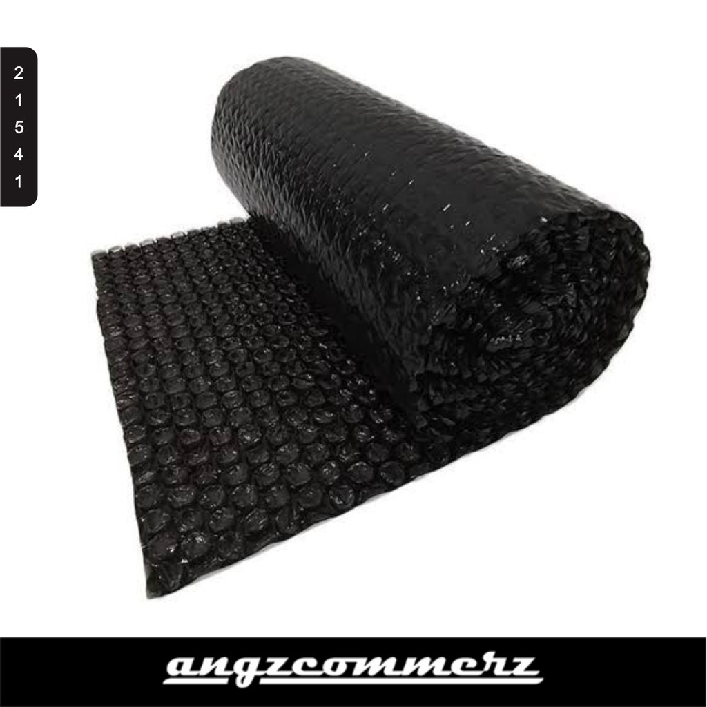 

ANGZCOMMERZ Buble Wrap Warna Hitam uk 125CM X 50M
