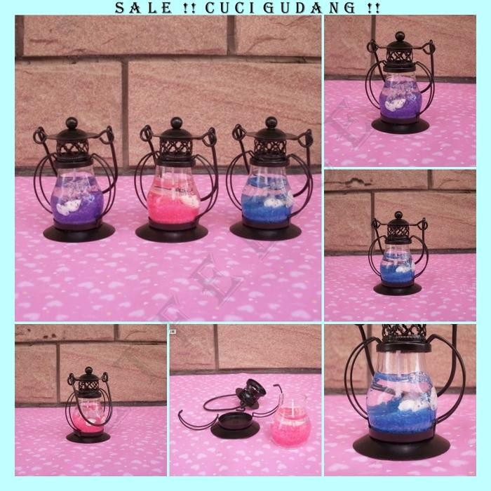 Small Aladdin Magic Lamp Jelly Candle/PajanganLilin Klasik Aromaterapi