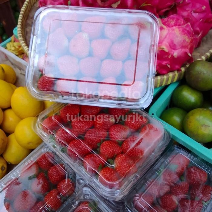 

SIAPKIRIM buah stroberi fresh peking 500g /tukangsayurjkt READY STOCK