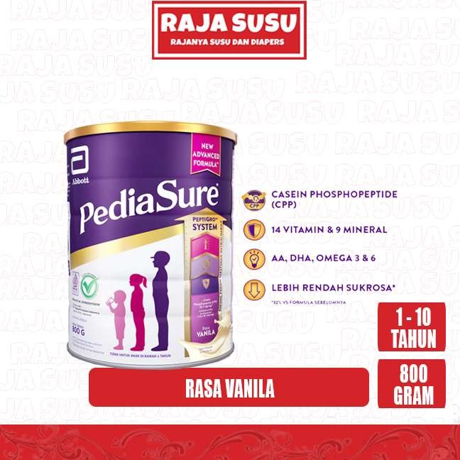 PEDIASURE VANILA 800 GR - RAJA SUSU