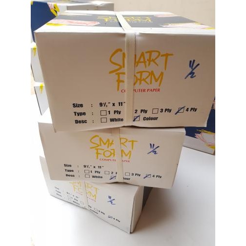 

Melayani Faktur Pajak! Continuous Form 4 Ply/2 Ukuran 9.511 Smart Form. K4 Cacah 2