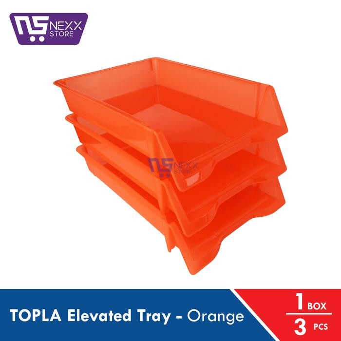 

Melayani Faktur Pajak! Topla Elevated Tray / Rak Susun Plastik 3 Tingkat (Folio)