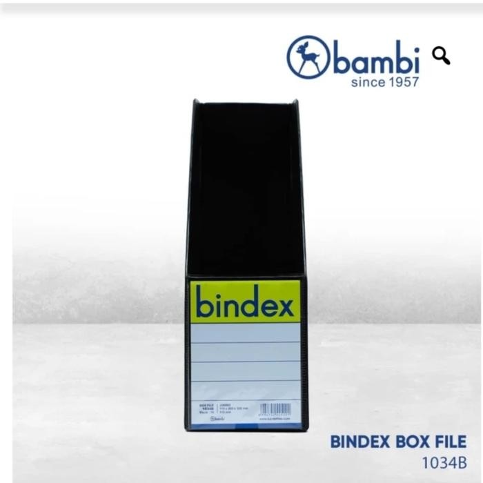 

Box File Bindex Jumbo Hitam 10 Cm