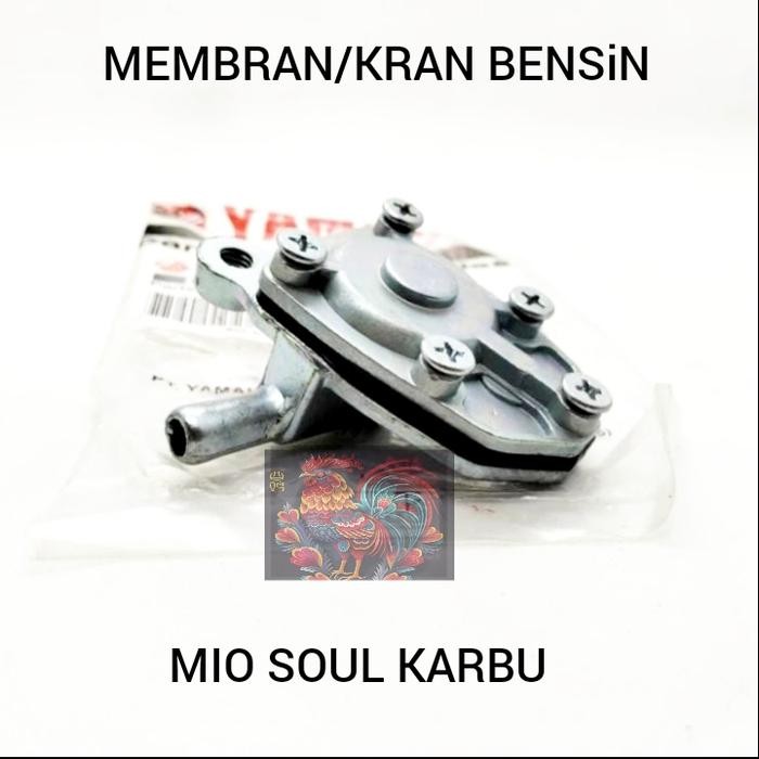 MEMBRAN/KRAN BENSIN 4YS MIO SOUL KARBU KUALITAS ORIGINAL