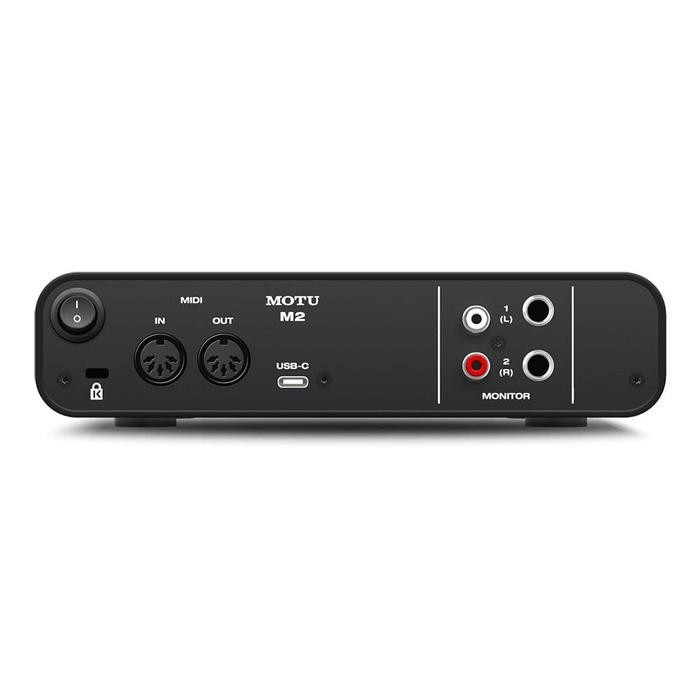 Motu M2 - 2 In 2 Out Audio Interface Type C With Ess Sabre32 Ultra Dac