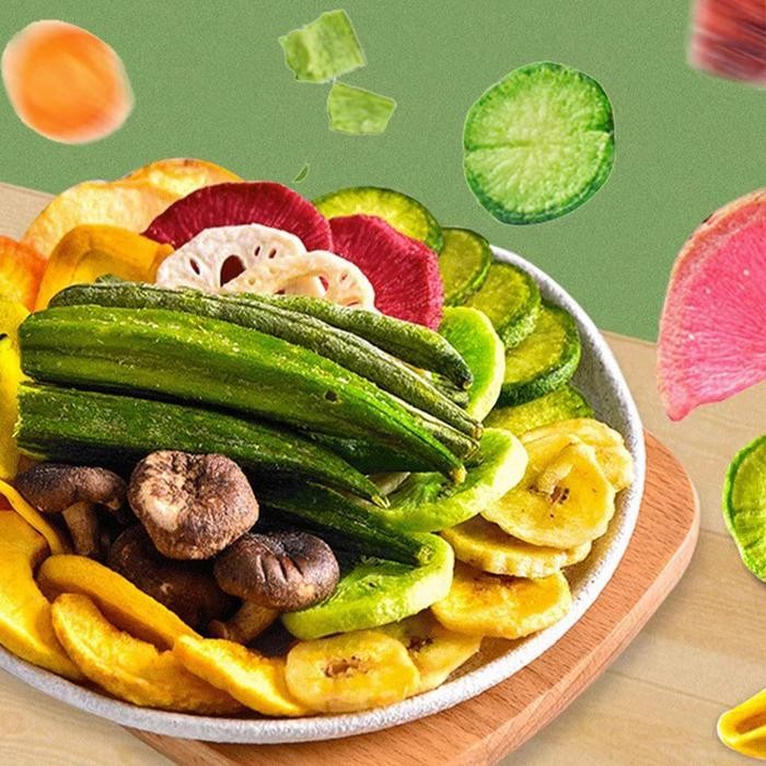 

Fruit and vegetable chips Dried vegetables Mixed fruit Dried Okra Dried Mushroom Dried jackfruit