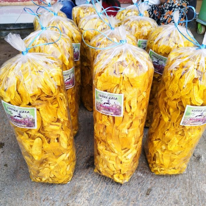 

Keripik Pisang Tipis Gurih 1 Kg Snack Kripik Kering Cemilan Crispy Camilan - Food Makanan