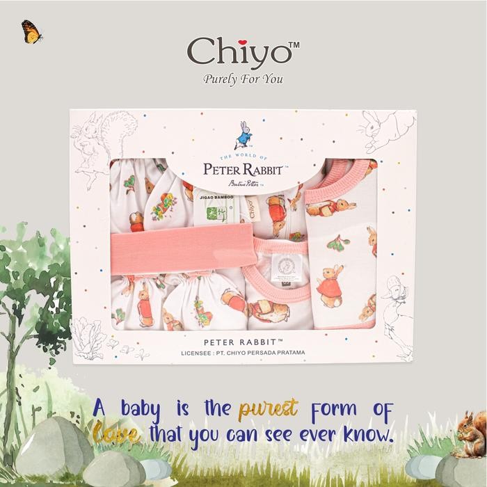 

Hampers Bayi / Baby Gift Set / Kado Untuk Laki-Laki & Perempuan Newborn ( Motif Print Peter Rabbit )