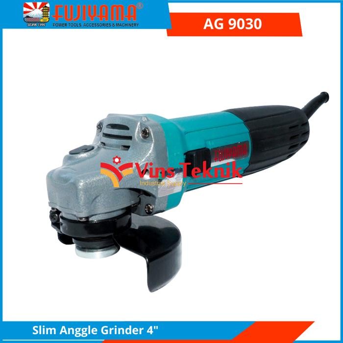 FUJIYAMA AG 9030 Mesin Gerinda Listrik Angle Grinder 4inch Slim AG9030
