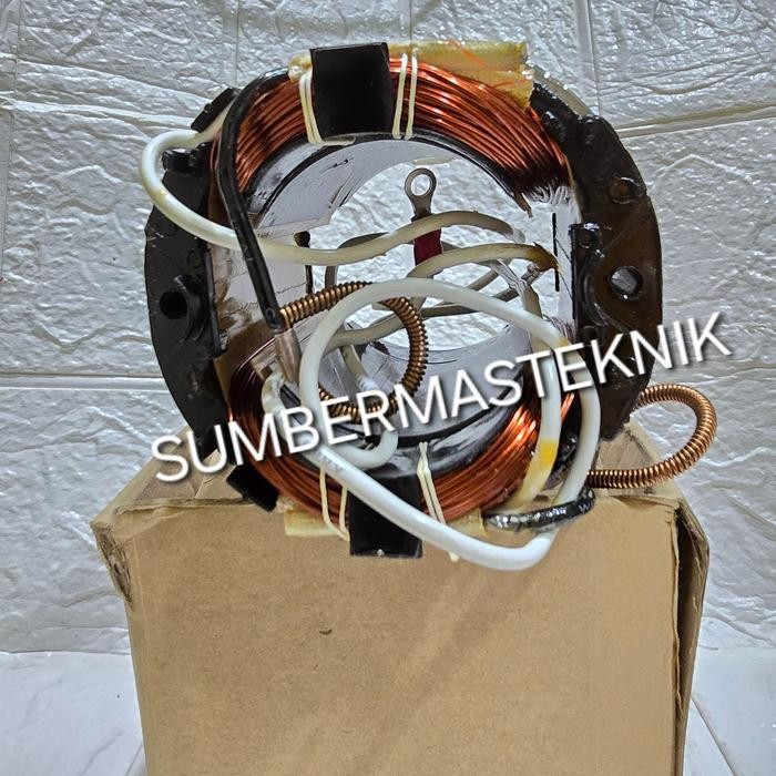 STATOR MT243 MAKTEC BANTALAN MESIN POTONG BESI 14" MAKTEC MT 243 KW