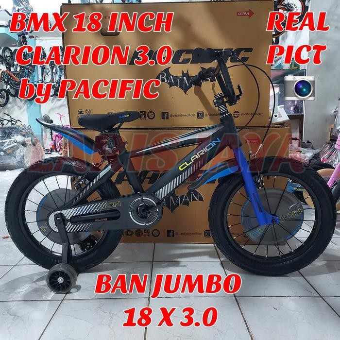 Sepeda Anak Bmx 18 Inch Clarion Ban Besar 3.0 Clarion 8503 By Pacific
