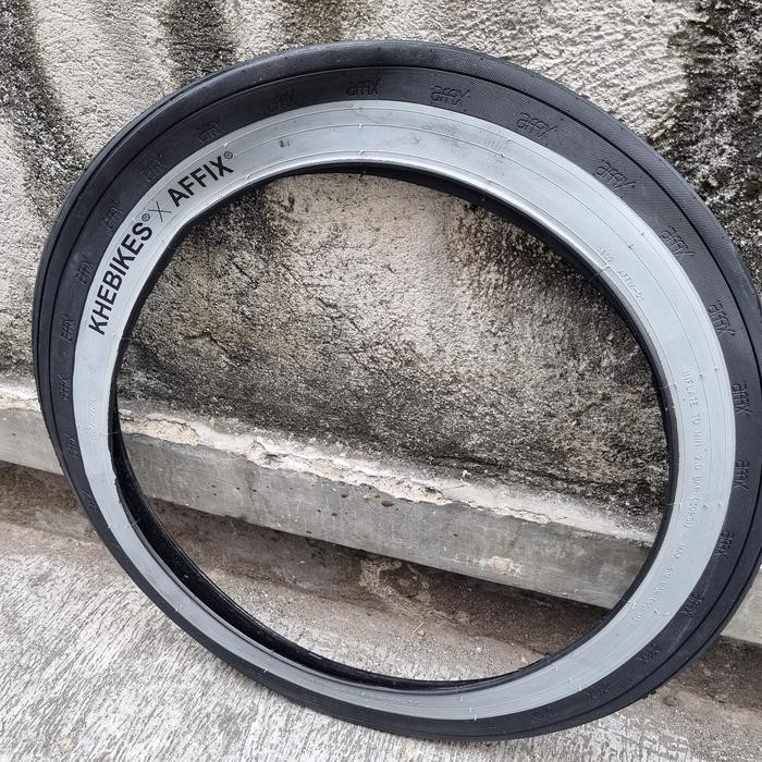 Ban Luar Bmx Khe Affix Bmx 20 X 2.40 Hitam Abu