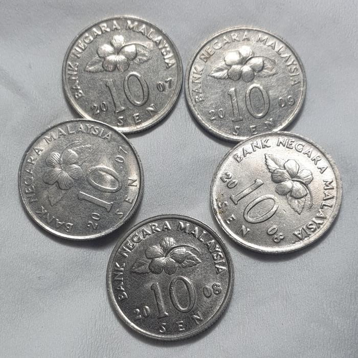 MA-4 KOIN ASING 10 SEN MALAYSIA LAMA - CONGKLAK KODE 743