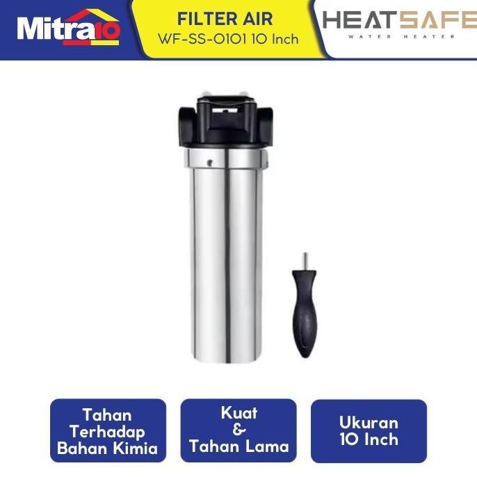 BEST FLUID FILTER AIR STAINLESS STEEL 10 INCH WF-SS-0101