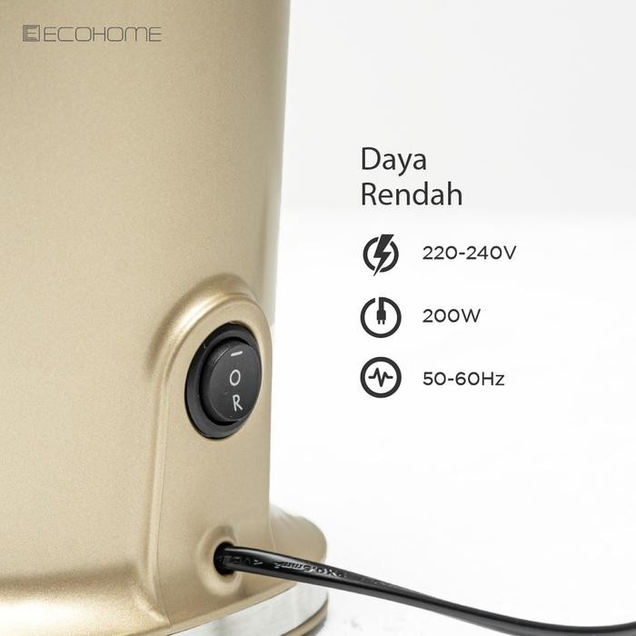 Ecohome Slow Juicer Esj-999(Rpm 40) Pengekstrak Buah Import