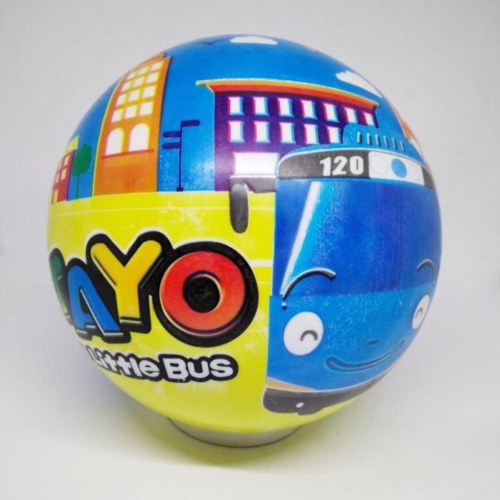 (Allthebest) Mainan Bola Karet / Bola Karet Karakter Tayo DGS