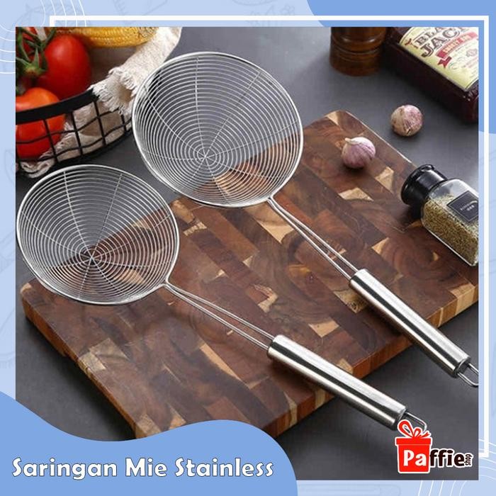 Saringan Mie Stainless 18cm Noodle Strainer Saring Minyak Masak Dapur