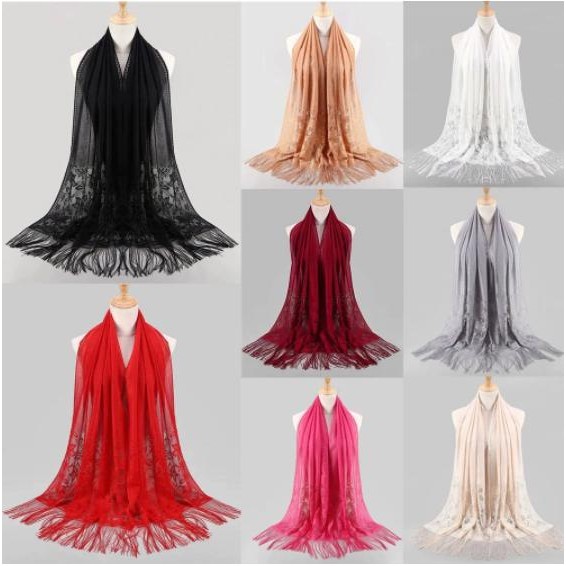 Syal Hijab Renda YI *