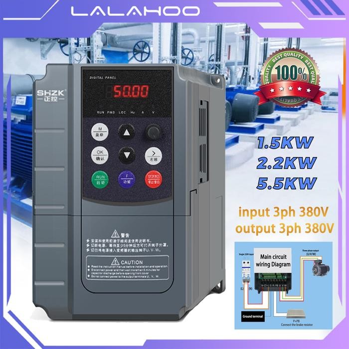 Termurah Inverter Frekuensi Shzk Converter Input 3Phase 380V Output 3Phase380V