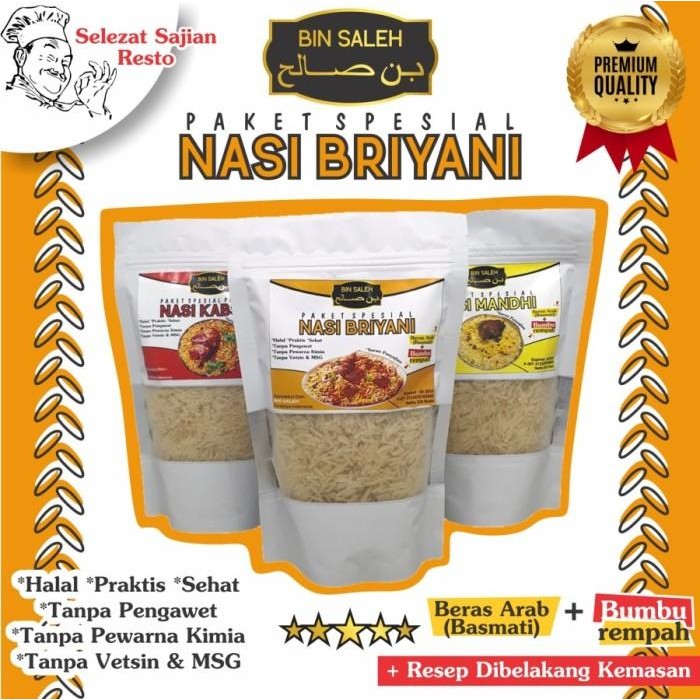 

(Allthebest) PAKET NASI KEBULI BIN SALEH BASMATI BUMBU Kabuli Beras Arab