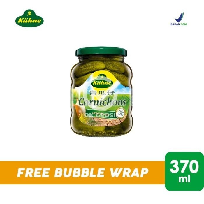 

(Allthebest) Kuhne Cornichons Acar Timun [370 ml] - Pickle Gherkin