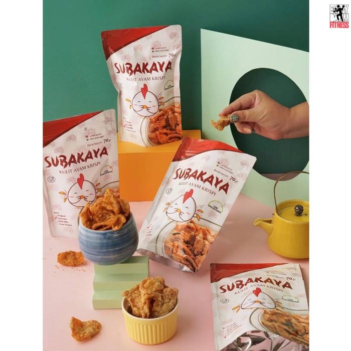 

(Allthebest) SUBAKAYA KULIT AYAM GORENG CRISPY KRISPI CHICKEN SKIN 70 GRAM 70 GR