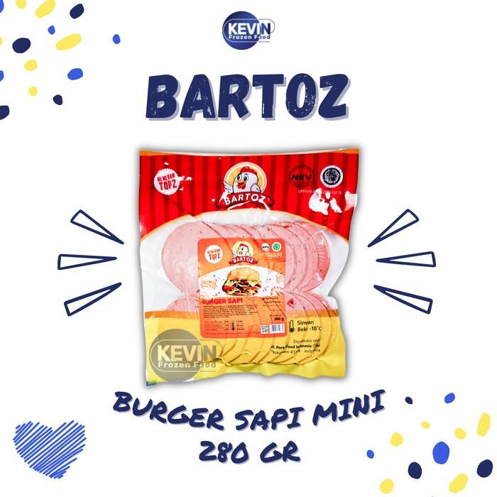 

(Allthebest) Bartoz Burger Sapi 280 Gram / Isian Burger Mini / Patties Kecil