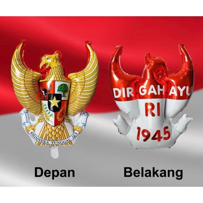 (Allthebest) Balon Foil garuda/foil 17 an/dekorasi 17 an/balon 17 agustus