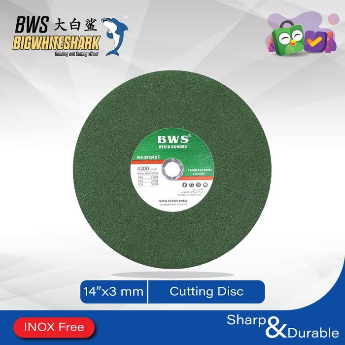 Batu Gurinda Gerinda Potong BWS 14" INOX Free