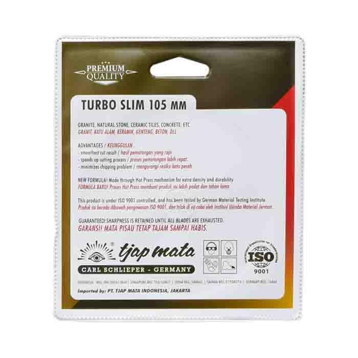 TJAP MATA / CAP MATA Mata Potong Granit / Keramik 105 MM (Turbo Slim)