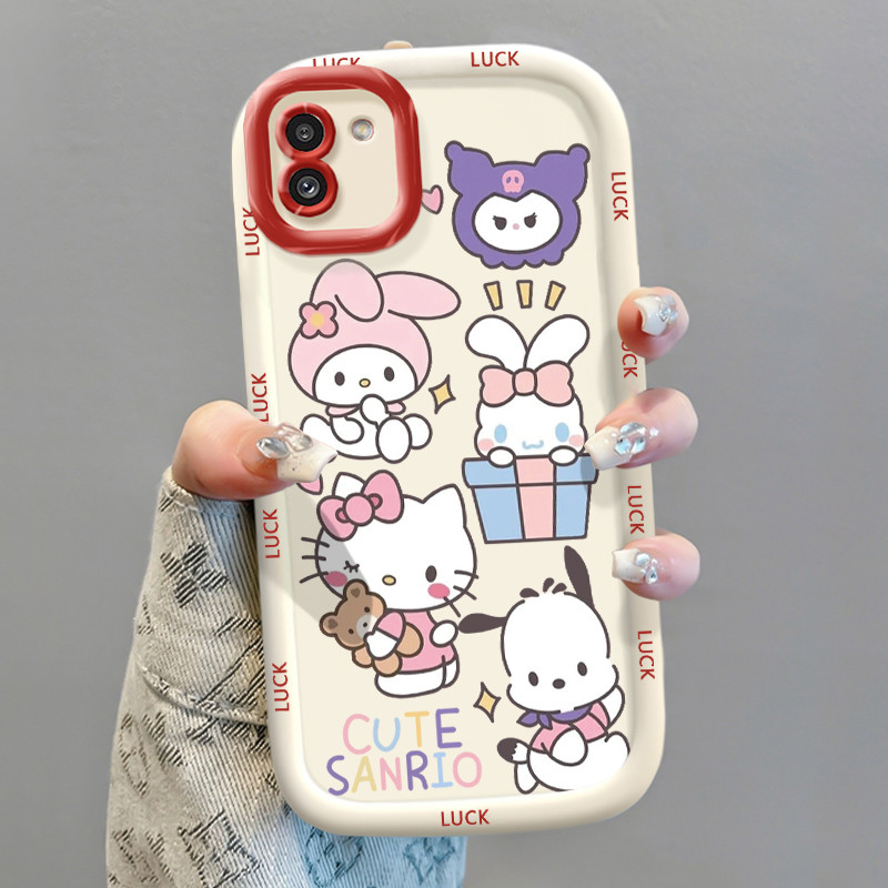 Casing Hp untuk Samsung A03 Case Casing HP Softcase Puff Kasing ponsel Drop silikon tahan Hadiah kej