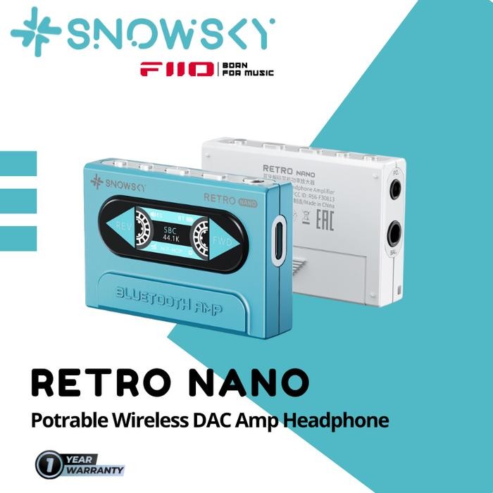 FiiO Snowsky Retro NANO Portable Wireless Dongle DAC and Headphone Amplifier