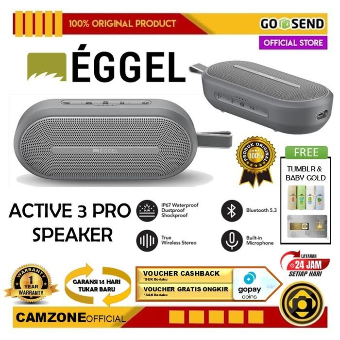 Eggel Active 3 Pro Waterproof Bluetooth Speaker/Eggel Active III Pro Speaker