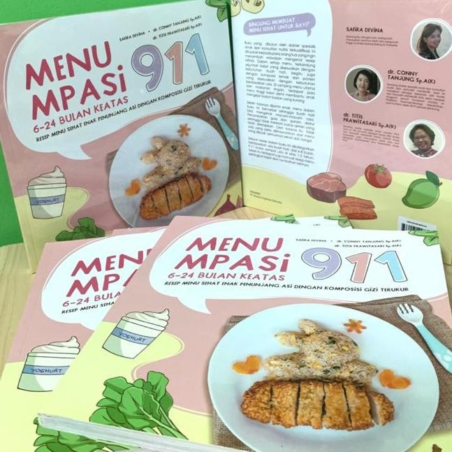 Buku Menu MPASI 911 **READY STOCK**