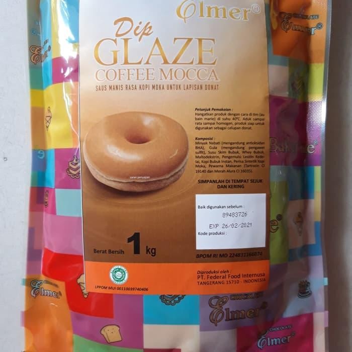 

Elmer Dip Glaze Coffe Mocca 1Kg Cream Coffe Mocca - Packing pabrik -
