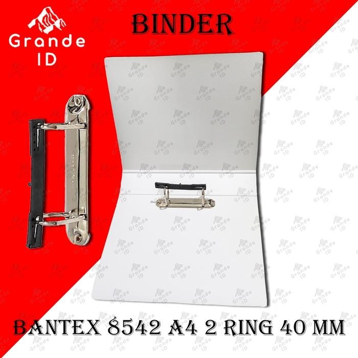 

BINDER BANTEX 8542 A4 2 RING 40 MM INSERT RING BINDER KODE 75