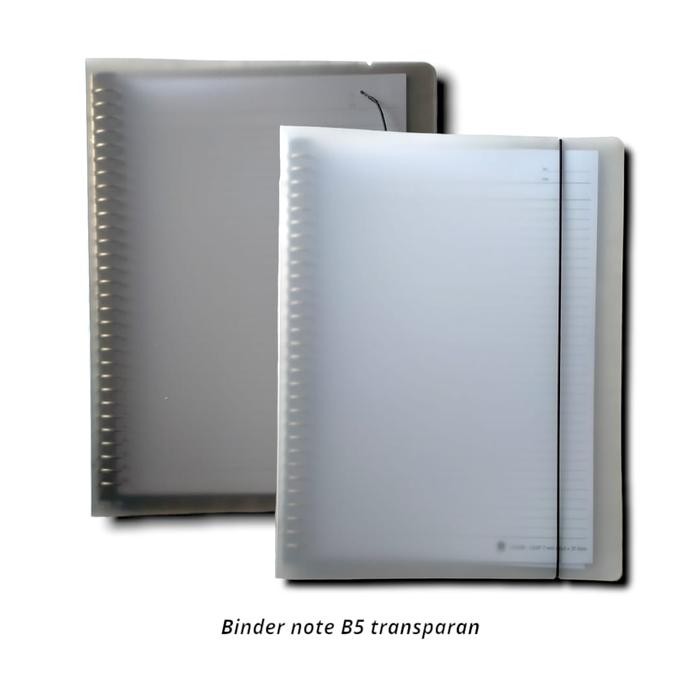 

MAP BINDER NOTE LOOSE LEAF 26 RING BESI COVER POLOS TRANSPARAN KODE 723